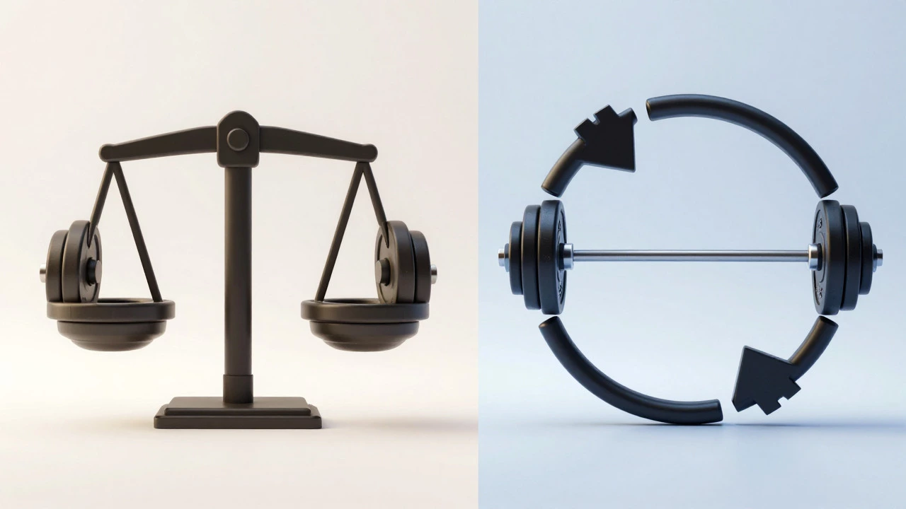 Visual comparison of Upper/Lower balance vs Push/Pull/Legs rotation